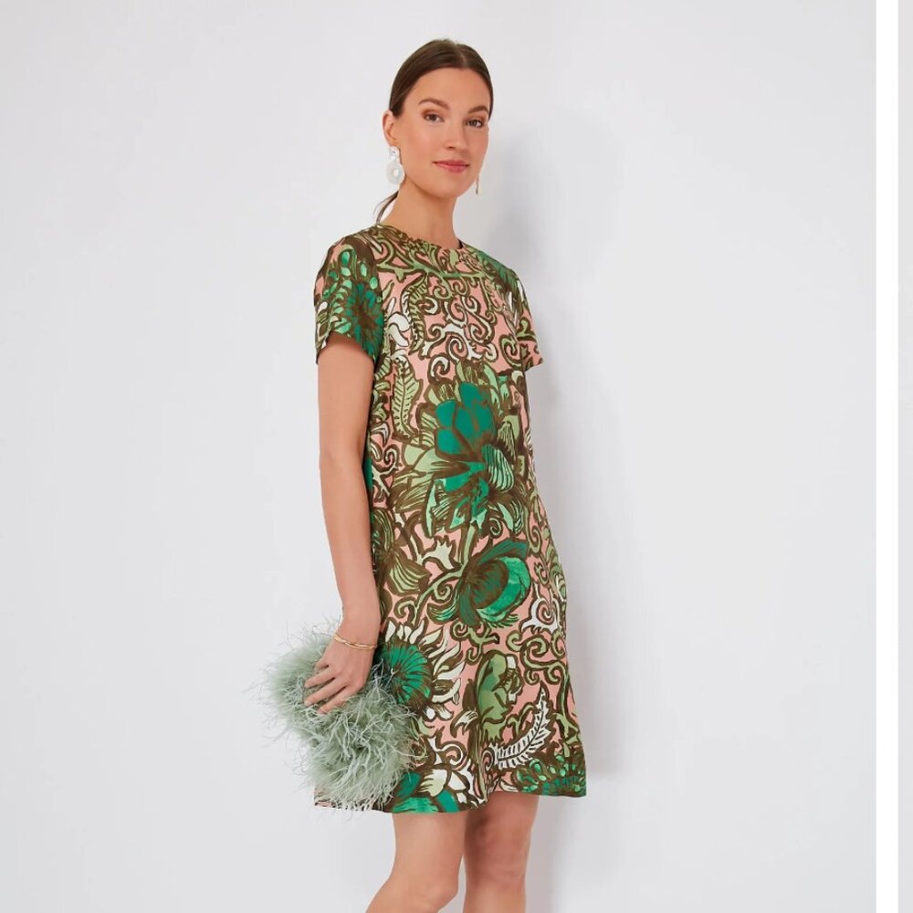 La Double J Anemone Pink Mini Swing Dress